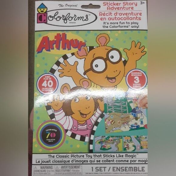 Colorforms Arthur Sticker Story Adventure - Picture 1 of 1